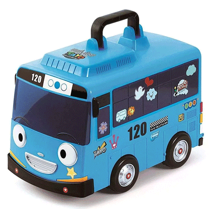 Tayo the Little Bus Mini Car Carrier for 12 cars TAYO MINI CAR CARRIER SET
