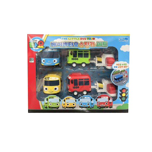 The Little Bus Tayo Shooting Car Set Baby Figure Toy