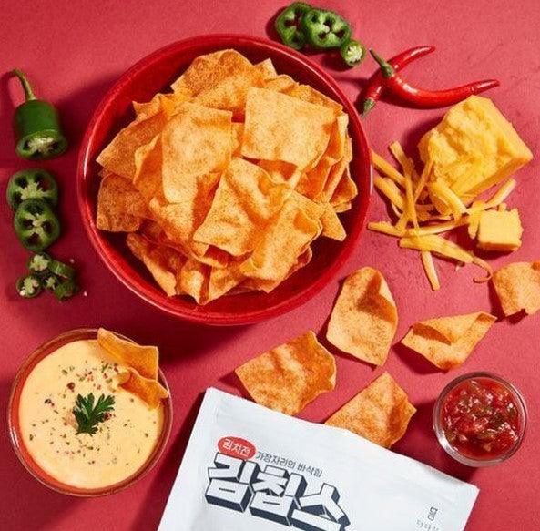 The Damum Kimchi Chips Spicy 40g