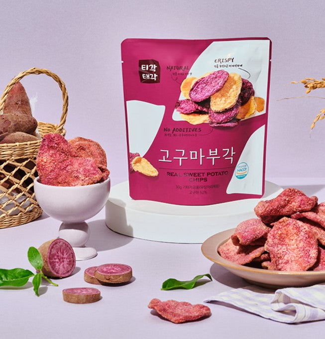 Tigak Taegak Purple Sweet Potato Chips 30g