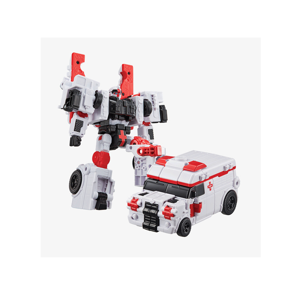 Tobot Mini Rescue DOC Transformer Robot Ambulance Car