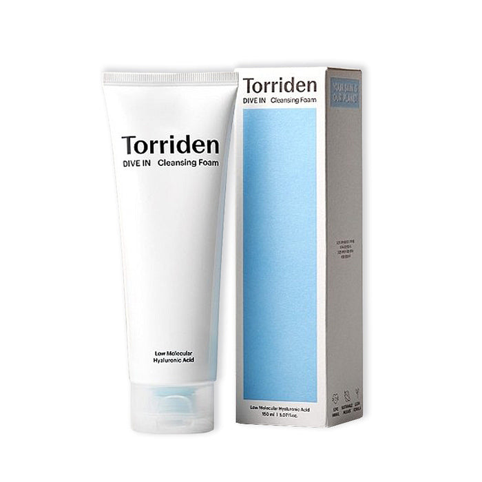 Torriden Moist Face Wash Moisture Membrane Cleanser Dive-in Low Molecular Hyaluronic Acid Cleansing Foam 150ml