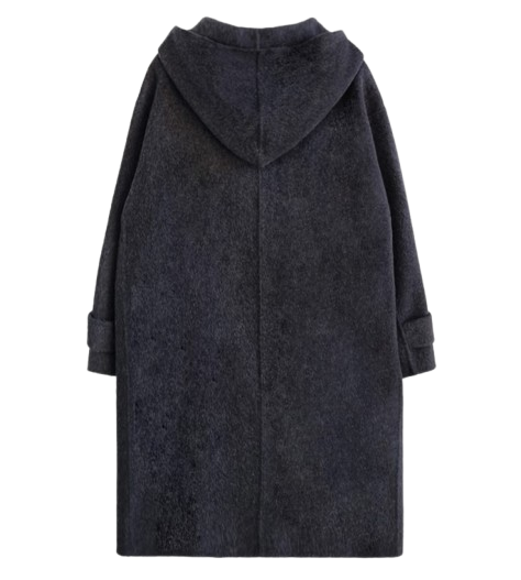 Urbane Mild Oversized Long Handmade Toggle Duffle Coat