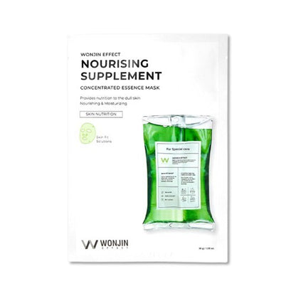 Wonjin Effect Nourishing Supplement Collagen Vitality Elasticity Charging Skin Care Mask 10 sheets