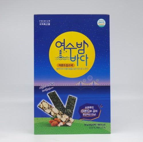 Yeosu Night Sea Seaweed Snack 3 Packs 90g