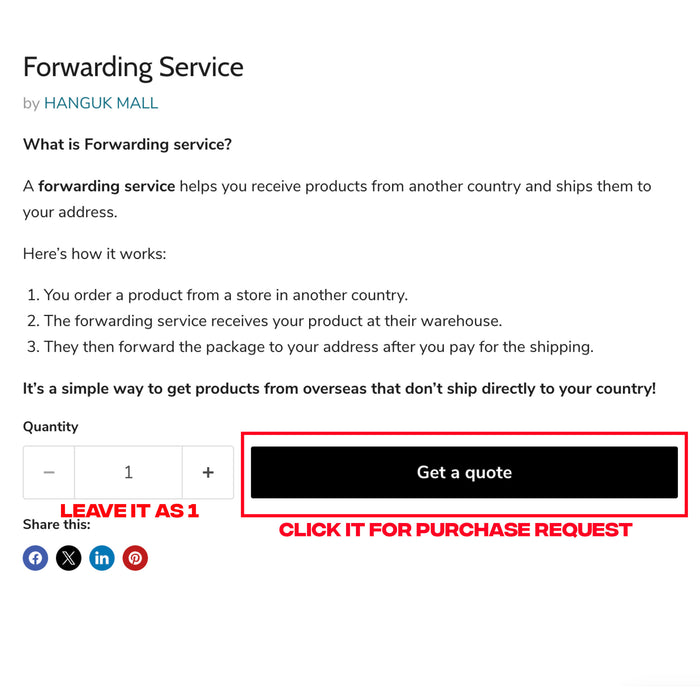 Forwarding Service